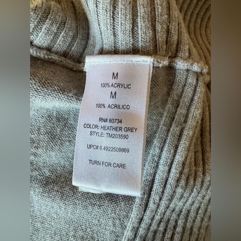 To the Max Gray Ribbed Cardigan Sweater - Picture 4 of 8